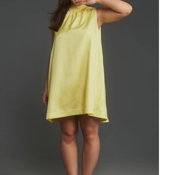 Bow Mini Shift Dress by Sunday in Brooklyn from Anthropologie - Picture 3 of 11